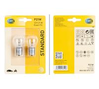 Ampoule P21W 21W HELLA 8GA 002 073-123 BLI2 12V (vendu à l'unité) - Réf. 8GA 002 073-123