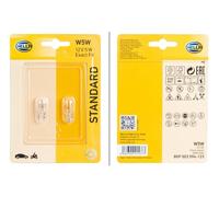HELLA - Ampoule W5W 5W 8GP 003 594-123 BLI2 12V (vendu à l'unité) - Réf. 8GP 003 594-123