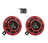Hella B 133 109.23.37 Kit avertisseur à son aigu/grave puissant 12 V Rouge Réglé par le fabricant