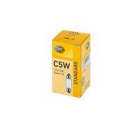 Hella C5W Ampoule Halogène Plaque Immatriculation Feu Intérieur Lampe 12V 5W