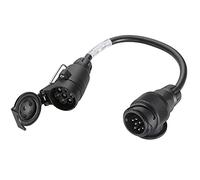 HELLA Câble adaptateur, prise de remorque - 12V - de 13 pôles à 7 pôles