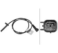 HELLA Capteur 6PU 358 218-581, vitesse de rotation de la roue - 2 pôles - Câble : 885 mm - Avec pince