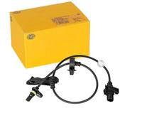 HELLA Capteur ABS 6PU 358 219-011 Essieu arrière Type de capteur: Principe de Hall Nombre de contacts enfichables: 2 595mm