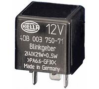 HELLA Clignotant 12V 3 pôles enfichable électrique Brakes Wear 4DB 003 750 711 ;