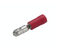 HELLA Connecteur de câbles - rouge - Coupe transversale [mm²] de: 0.5mm² - Coupe transversale [mm²] jusque: 1.0mm² - Fiche ronde - Ø: 4mm - Kit - Quantité: 12 - 8KW 044 040-812