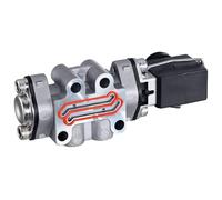 HELLA Électrovanne 6NW 358 189-071, cylindre de commutation - 24 V - 2 pôles - Quantité : 1