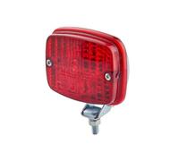 Hella Feu antibrouillard arrière 2NE 003 030-151 Halogène 12/24V montage saillie fiche plate rouge