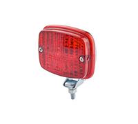 HELLA Feu antibrouillard arrière - Halogène - 12V / 24V - Montage en saillie - Couleur du voyant: rouge - Fiche: Fiche plate - gauche/droite - 2NE 003 030-151