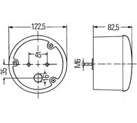 HELLA Feu Arrière (2SB 964 169-677) Ampoule De Feu Arrière OEM