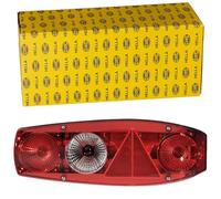 HELLA Feu arrière - Caraluna II - Illumination - 12V - Montage encastré/vissé - ECE - Couleur du voyant: rouge/limpide - Fiche: Fiche plate - droite - Quantité: 1 - 2VA 341 419-021