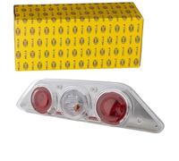HELLA Feu arrière - Caraluna Modular - Illumination - 12V - Montage en saillie/vissé - ECE - Couleur du voyant: rouge/limpide - Fiche: Fiche plate - droite - Quantité: 1 - 2VP 343 520-061