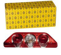 Hella Feu arrière Caraluna Modular - droit P21W 12V montage en saillie ECE fiche plate rouge/limpide