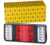 HELLA Feu arrière - Coluna - LED - 12V - Montage en saillie/vissé | ECE/ADR/GGVS - Couleur du voyant: limpide - Câble: 3000mm - Fiche: Douille plate - droite/gauche - Quantité: 1