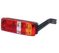 HELLA Feu arrière - EasyConn I Hybrid - Illumination - 24V - Montage en saillie/vissé - ECE/ADR/GGVS/non SAE - Couleur du voyant: multicolore - Fiche: Fiche plate - droite - 2VP 340 931-161