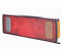 HELLA Feu arrière - EasyConn I - Illumination - 24V - Montage en saillie/vissé - ECE/ADR/GGVS/non SAE - Couleur du voyant: multicolore - Câble: 500mm - Fiche: Fiche plate - 2VP 340 450-441