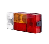 Hella Feu arrière 2VP006040-121 – 12/24V, saillie, ECE, voyant multicolore, fiche plate droite