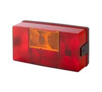 Hella Feu arrière 2VB 006 040-051 – 12/24V, montage en saillie, rouge/jaune, fiche plate, gauche