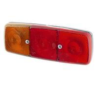 HELLA Feu arrière 2SD 001 699-511 Gauche 12/24V Ampoule Fiche plate Rouge/Jaune
