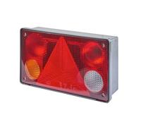 HELLA Feu arrière - Illumination - 12V / 24V - Montage en saillie/vissé - ECE/ADR/GGVS - Couleur du voyant: multicolore - Fiche: Fiche plate - gauche - Quantité: 1 - 2VP 340 400-151