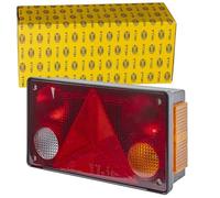HELLA Feu arrière - Illumination - 12V / 24V - Montage en saillie/vissé - ECE/ADR/GGVS - Couleur du voyant: multicolore - Fiche: Fiche plate - droite - Quantité: 1 - 2VP 340 400-121