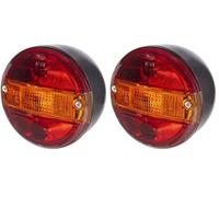 Hella Feu arrière - Illumination - 12V / 24V - Montage en saillie/vissé - ECE/ADR/GGVS/non SAE - Couleur du voyant: rouge/jaune - Fiche: Fiche plate - gauche/droite - Quantité: 1-2SE 001 685-221