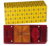 Hella Feu arrière gauche 2VB 007 547-171 12V Montage en saillie ECE Fiche plate Rouge/Jaune