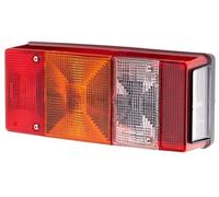 HELLA Feu arrière - Illumination - 12V - Montage en saillie - ECE - Couleur du voyant: rouge - Fiche: Fiche plate - droite - Quantité: 1 - 2SL 007 547-061