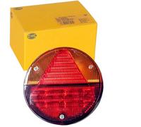 HELLA Feu arrière - Illumination - 12V - Montage en saillie/vissé - ECE - Couleur du voyant: rouge/jaune - Câble: 250mm - Fiche: Amphenol AT - Fiche: Douille plate - 2VA 012 497-011