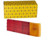 Hella Feu arrière 2SD 004 460-011 12V encastré/vissé rouge/jaune fiche plate gauche/droite