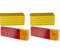 HELLA Feu arrière - Illumination - 12V - Montage encastré/vissé - ECE (Lot de 2)