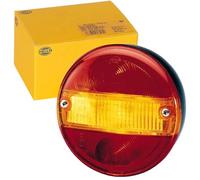 HELLA Feu arrière - Illumination - 24V / 12V - Montage en saillie/vissé - ECE/ADR/GGVS/non SAE - Couleur du voyant: rouge/jaune - Fiche: Fiche plate - gauche/droite - Quantité: 1 - 2SD 001 685-211