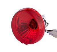 HELLA Feu arrière - Illumination - 24V - Montage encastré/vissé - ECE - Couleur du voyant: rouge - Câble: 100mm - Fiche: Fiche plate - droite/gauche - Quantité: 1 - 2SB 965 039-131