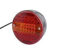 HELLA Feu arrière - LED - 24V - Montage en saillie/vissé - ECE/ADR/GGVS/non SAE - Couleur du voyant: rouge/jaune - Câble: 500mm - Fiche: Fiche plate - gauche/droite - 2SD 001 685-347