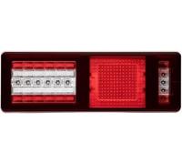 HELLA Feu arrière - LED - 24V - rectangulaire - Montage en saillie - ECE/ADR/GGVS - 7/2pôle - gauche/droite - Pièce - Quantité: 1-2VP 340 970-711