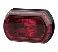 HELLA Feu arrière - Shapeline Tech - LED - 12V / 24V - collé - SAE - Couleur du voyant: rouge - Câble: 2100mm - Fiche: Douille plate - arrière droite/arrière gauche - Quantité: 1 - 2SA 013 323-011
