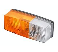 HELLA Feu clignotant - Halogène - 12V / 24V - Montage en saillie/Raccord fileté - Fiche: Fiche plate - droite - Quantité: 1 - 2BE 003 184-061