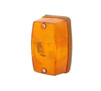 HELLA Feu clignotant - Halogène - 12V / 24V - Montage en saillie/vissé - ECE - Couleur du voyant: jaune - Fiche: Fiche plate Euro - Montage en saillie latéral/avant/droite - 2BA 002 324-021