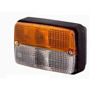 HELLA Feu clignotant - Halogène - 12V - Montage en saillie/vissé - Fiche: Fiche plate - gauche/avant/droite - Quantité: 1 - 2BE 997 131-081