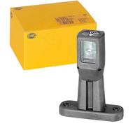 Hella Feu d'encombrement 2XS 011 768-061 LED 12/24V Câble 3000mm Fiche plate droite Montage latéral