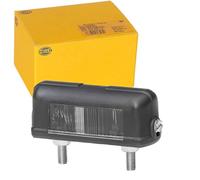 HELLA Feu éclaireur de plaque - Halogène - 12V - Montage en saillie/vissé - Couleur du voyant: limpide - gauche/droite - Quantité: 1 - 2KA 997 011-021