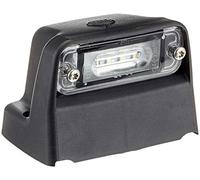 Hella Feu d'éclairage de plaque LED 12V montage en saillie/vissé SAE/ADR/GGVS limpide fiche plate 2KA010278-421