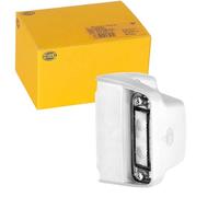 HELLA Feu éclaireur de plaque - LED - 24V / 12V - Montage en saillie/vissé - ADR/GGVS - Couleur du voyant: limpide - Câble: 2000mm - Fiche: Douille plate - 2KA 012 271-231