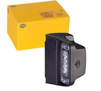 Hella Éclairage de plaque 2KA 010 278-021 – LED 24V, vissé, extérieur, lentille limpide