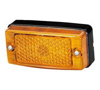 HELLA Feu latéral - Halogène - 24V / 12V - Raccord fileté/Montage en saillie - ADR/GGVS - Couleur du voyant: jaune - gauche/droite - Quantité: 1 - 2PS 004 361-001