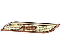 HELLA Feu latéral - Shapeline Style - LED - 12V / 24V - Montage en saillie/collé - SAE/ADR/GGVS - Couleur du voyant: jaune - Câble: 250mm - Fiche: Douille plate - 2pôle - gauche - 2PS 013 305-031