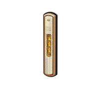 HELLA Feu latéral - Shapeline Tech - LED - 24V / 12V - Montage en saillie/vissé - SAE/ADR/GGVS - Couleur du voyant: jaune - Câble: 1000mm - Fiche: EasyConn - 2pôle - gauche/droite - 2PS 013 301-251