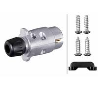 HELLA Fiche - 12V - 7pôle - Fiche: Fiche plate - 8JA 001 918-011