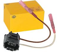 HELLA Fiche - 2pôle - Câble: 100/120mm - marron/blanc - 8KB 863 949-011