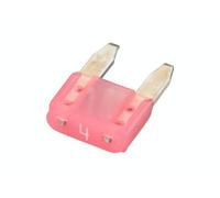 HELLA Fusible - Fusible à fiche MINI - 4A - rose - Quantité: 5 - 8JS 728 596-801