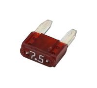 HELLA Fusible - Fusible à fiche MINI - 7.5A - marron - Quantité: 5 - 8JS 728 596-891